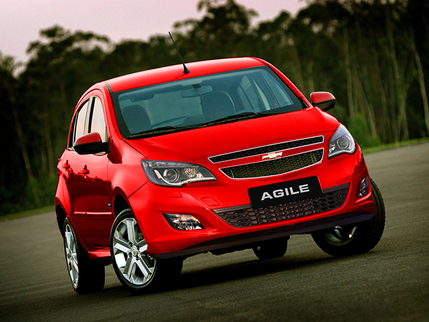 Chevrolet Agile Vermelho