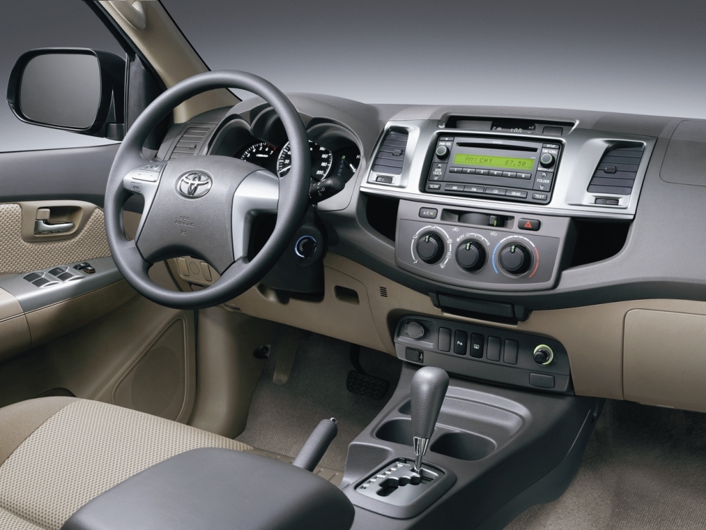 Interior da Nova Hilux