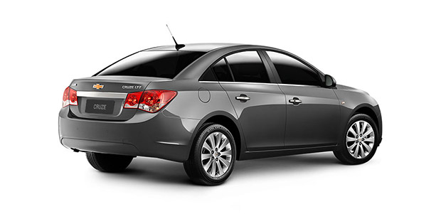 cruze 2014 cinza traseira