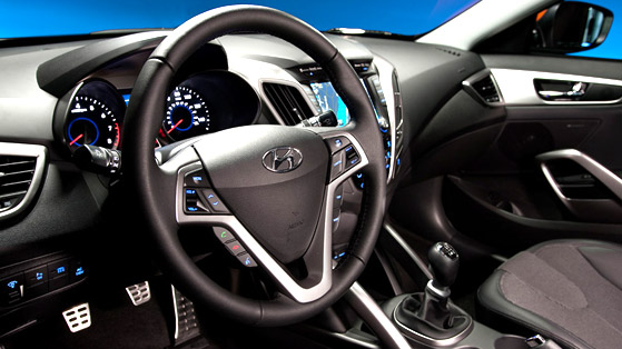 Interior do Hyundai Veloster